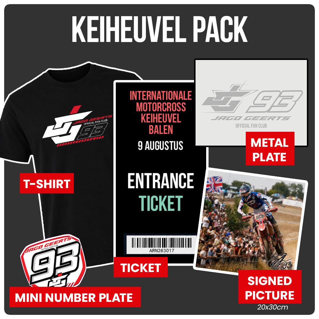 Keiheuvel ticket + T-Shirt + Goodiepack