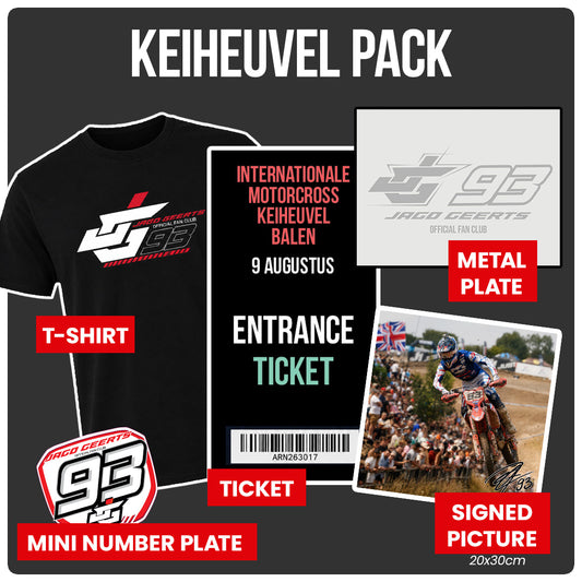 Keiheuvel ticket + T-Shirt + Goodiepack